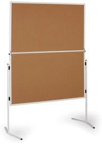 Tablica informacyjno-moderacyjna, 1200 x 1500 mm, korkowa, składana