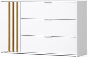 Komoda TOREN 125 cm do Salonu Sypialni Biały