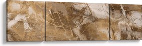 Obraz - Brązowa abstrakcja (170x50 cm)