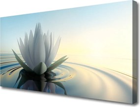 Obraz canvas na ścianę Spokój Lilii Wodnej