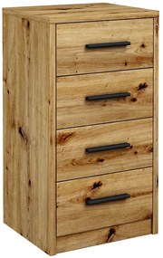 Wąska Komoda Z Szufladami Dąb Artisan P3-G68
