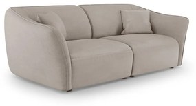 Beżowa sofa z materiału bouclé 206 cm Tokyo – Cosmopolitan Design