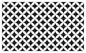 Zestaw 60 naklejek ściennych Ambiance Wall Decal Cement Tiles Aniello, 15x15 cm