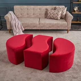 Taboret Alya Pouf Red