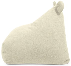 Jasnoszary dziecięcy worek do siedzenia z materiału bouclé Snug 80 Bear – SLOWDOWN