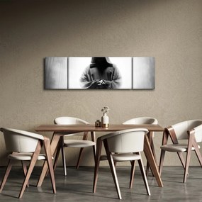 Obraz - Mnich w klasztorze (170x50 cm)