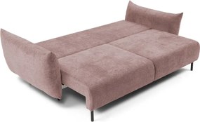 Sofa ADEL z funkcja spania i pojemnikiem BRUDNY RÓŻ OVER THE HORIZON 64