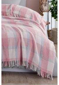 Różowa narzuta 150x200 cm Warm Soft – Mijolnir