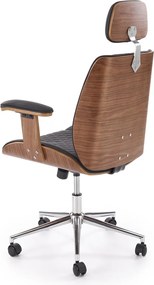 Fotel biurowy z oparciem ze sklejki Timber Halmar