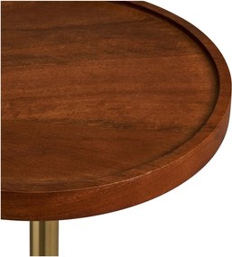 Okrągły stolik z blatem z drewna mango ø 30 cm Sirone – House Nordic