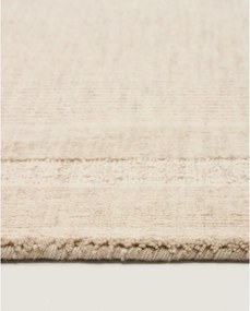 Kremowy wełniany dywan tkany ręcznie 160x230 cm Dalena – Kave Home