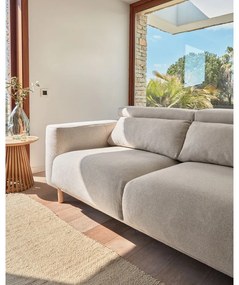 Beżowa sofa 215 cm Singa − Kave Home
