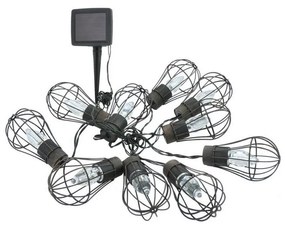 LED solarny łańcuch zewnętrzny 10xLED/1,2V 300mAh 3,8m IP44
