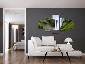 Obraz wodospadów (125x70 cm)