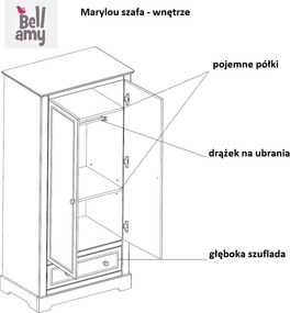 Szafa dziecięca Marylou