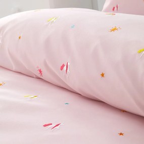 Pościel dziecięca jednoosobowa 135x200 cm Embroidered Unicorn – Catherine Lansfield
