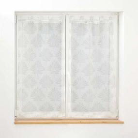 Białe firanki z woalu zestaw 2 szt. 60x120 cm Levita – douceur d'intérieur