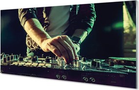 Panel szklany do Kuchni Sprzęt DJ-a i Słuchawki