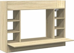 Wiszące pod laptopa biurko dąb sonoma A8-B73