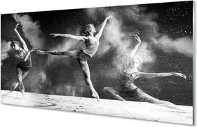 Panel szklany do Kuchni Taniec Baletowy w Oparach Dymu