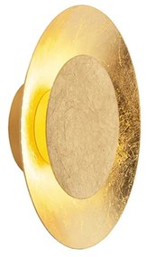 Lampa sufitowa w stylu art deco złoto/mosiądz z wbudowanym LED - Sun