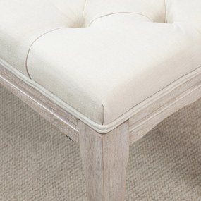 HOMCOM Ławka tapicerowana, 110 cm x 38 cm x 49 cm