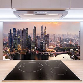 Szkło Dekoracyjne do Kuchni Architektura Starego Miasta