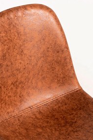 Zestaw 4 Krzese Black Teok Ekoskóra