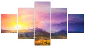 Obraz - O świcie (125x70 cm)