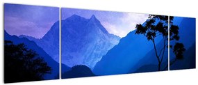 Obraz - Nocne niebo w Nepalu (170x50 cm)