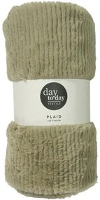 Koc Stripy szarozielony, 150 x 120 cm