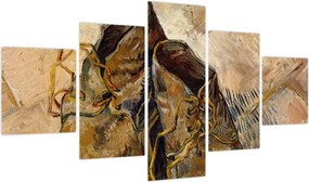 Obraz - Vincent van Gogh, Shoes, reprodukcje (125x70 cm)