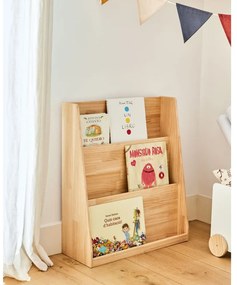 Regał dziecięcy z litego drewna sosnowego w naturalnym kolorze 59,5x69,5x23 cm Adiventina – Kave Home