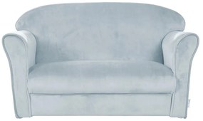 Jasnoniebieska aksamitna sofa dla dzieci 78 cm Lil Sofa – Roba