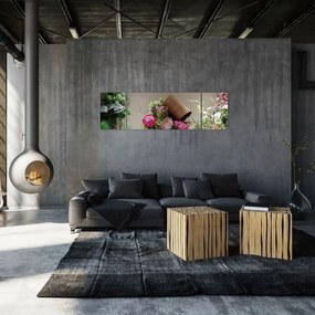 Obraz - Róża dla Ciebie (170x50 cm)
