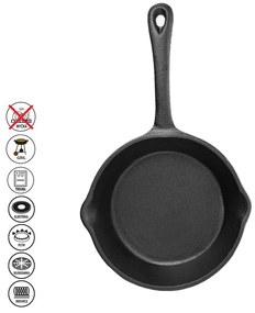 Żeliwna patelnia do grillowania ø 16 cm LITINA – Orion