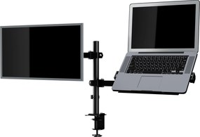 Uchwyt na monitor i laptop 2 w 1 czarny: MARK