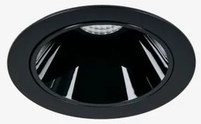 Wpuszczana Oprawa Led Z Ramką Ø7 Cm Z Aluminium, Z Funkcją Stopniowego Włączania I Wyłączania Luisiana Biała Ciepła 2700 K & Czarna & 6 W & 38º -