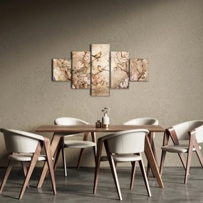 Obraz - Obraz ptaka w stylu vintage II. (125x70 cm)