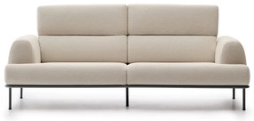 Beżowa sofa z tkaniny szenilowej 234 cm Aurum – Kave Home