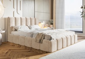 Łóżko Slim 11 z pojemnikiem i stelażem 180x200 cm, kolor Amor Velvet 4304