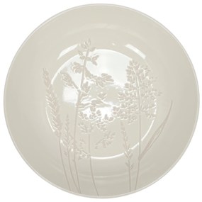 Talerz głęboki do zupy ELSA, kamionka, wzór polnych kwiatów, Ø 21 cm