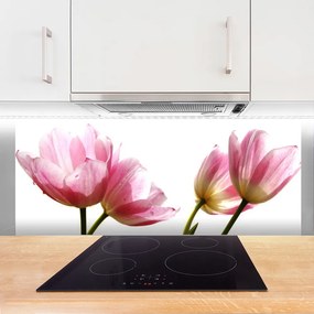 Szkło do Kuchni na Ścianę Kwiatowy Akcent Wnętrza