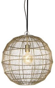 Nowoczesna lampa wisząca mosiądz 42 cm - Bolti