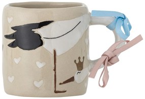 Beżowy ceramiczny kubek dla dzieci 225 ml Bambino – Bloomingville Mini