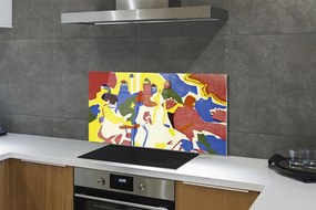 Panel nad Blat Kuchenny Kompozycja Orientalna - Kandinsky