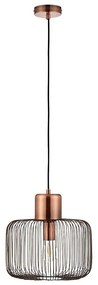 Endon 68986 - Żyrandol na lince NICOLA 1xE27/40W/230V miedziany