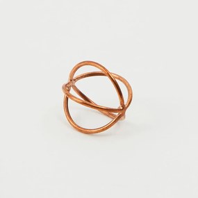 Miedziane koło życia do wazonu Copper Flower Life Ball (4 cm)