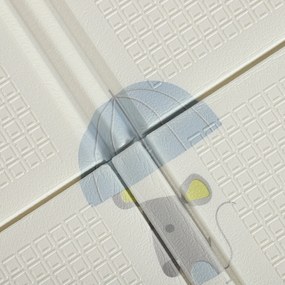 AIYAPLAY Mata dla niemowląt, motyw zwierząt, pianka, 1,5 cm gruba wyściółka, antypoślizgowa