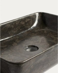 Szara kamienna umywalka 55x35 cm Darnen – Kave Home